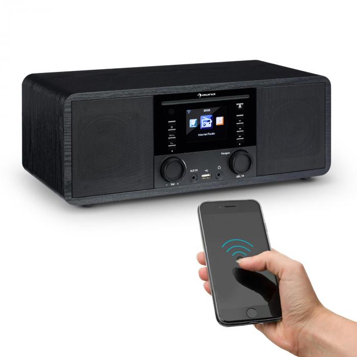auna IR-190 Internetradio Bluetooth Stereo-Lautsprecher CD ...